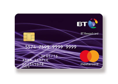BT Reward Card